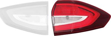 Van Wezel 1968922 - Luce posteriore www.autoricambi360.it