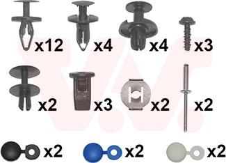 Van Wezel 1968794 - Kit montaggio, Paraurti www.autoricambi360.it