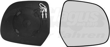 Van Wezel 1555838 - Vetro specchio, Specchio esterno www.autoricambi360.it