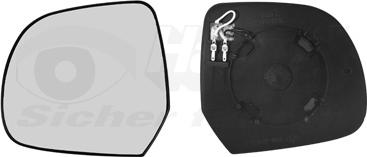 Van Wezel 1555837 - Vetro specchio, Specchio esterno www.autoricambi360.it