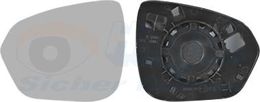 Van Wezel 1557831 - Vetro specchio, Specchio esterno www.autoricambi360.it