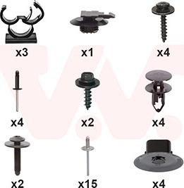 Van Wezel 1557793 - Kit montaggio, Paraurti www.autoricambi360.it
