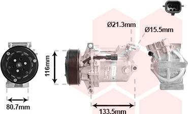Van Wezel 1501K700 - Compressore, Climatizzatore www.autoricambi360.it
