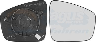 Van Wezel 1503832 - Vetro specchio, Specchio esterno www.autoricambi360.it
