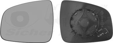 Van Wezel 1507837 - Vetro specchio, Specchio esterno www.autoricambi360.it