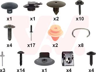 Van Wezel 1507794 - Kit montaggio, Paraurti www.autoricambi360.it