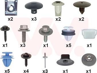 Van Wezel 1507796 - Kit montaggio, Parafango www.autoricambi360.it