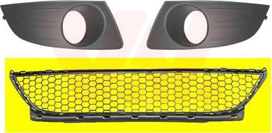 Van Wezel 1516590 - Griglia di ventilazione, Paraurti www.autoricambi360.it