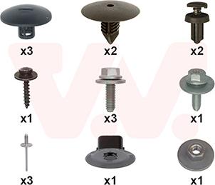 Van Wezel 1518796 - Kit montaggio, Parafango www.autoricambi360.it