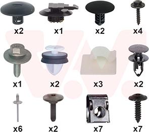 Van Wezel 1518793 - Kit montaggio, Paraurti www.autoricambi360.it