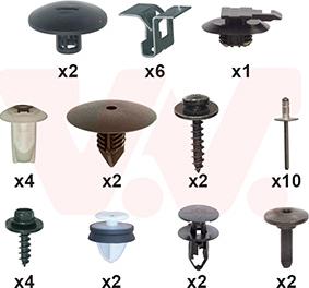 Van Wezel 1528793 - Kit montaggio, Paraurti www.autoricambi360.it