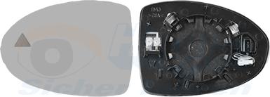 Van Wezel 1648835 - Vetro specchio, Specchio esterno www.autoricambi360.it