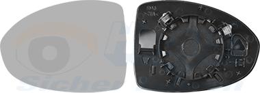 Van Wezel 1648831 - Vetro specchio, Specchio esterno www.autoricambi360.it