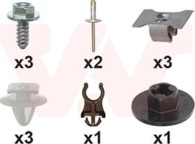 Van Wezel 1604796 - Kit montaggio, Parafango www.autoricambi360.it