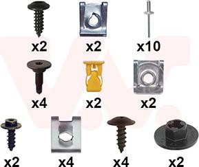 Van Wezel 1604793 - Kit montaggio, Paraurti www.autoricambi360.it
