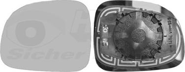 Van Wezel 1607837 - Vetro specchio, Specchio esterno www.autoricambi360.it