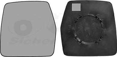 Van Wezel 1610833 - Vetro specchio, Specchio esterno www.autoricambi360.it