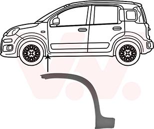 Van Wezel 1613521 - Allargamento parafango www.autoricambi360.it