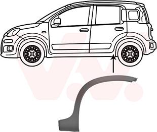 Van Wezel 1613523 - Allargamento parafango www.autoricambi360.it