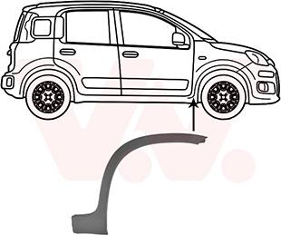 Van Wezel 1613522 - Allargamento parafango www.autoricambi360.it
