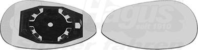 Van Wezel 1624831 - Vetro specchio, Specchio esterno www.autoricambi360.it