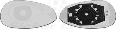 Van Wezel 1624838 - Vetro specchio, Specchio esterno www.autoricambi360.it