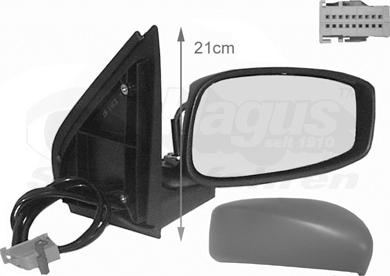 Van Wezel 1626818 - Specchio retrovisore esterno www.autoricambi360.it