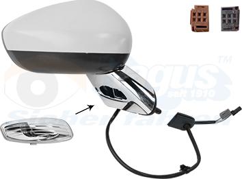 Van Wezel 1075808 - Specchio retrovisore esterno www.autoricambi360.it