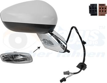 Van Wezel 1075818 - Specchio retrovisore esterno www.autoricambi360.it