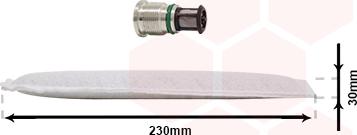 Van Wezel 1100D061 - Essiccatore, Climatizzatore www.autoricambi360.it