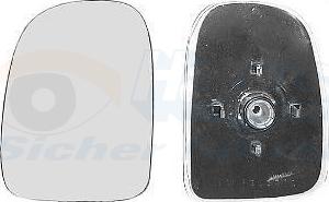 Van Wezel 1897832 - Vetro specchio, Specchio esterno www.autoricambi360.it