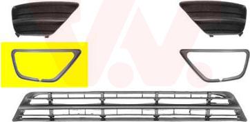 Van Wezel 1861594 - Griglia di ventilazione, Paraurti www.autoricambi360.it