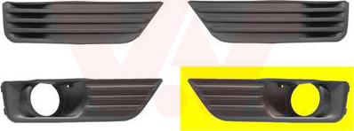 Van Wezel 1863593 - Griglia di ventilazione, Paraurti www.autoricambi360.it