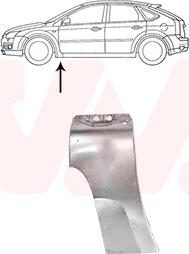 Van Wezel 1863155 - Parafango www.autoricambi360.it