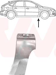 Van Wezel 1863156 - Parafango www.autoricambi360.it