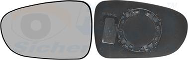 Van Wezel 1867832 - Vetro specchio, Specchio esterno www.autoricambi360.it