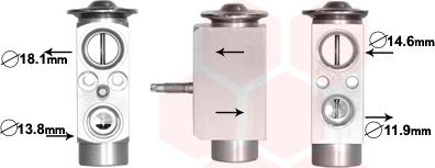 Van Wezel 18001492 - Valvola ad espansione, Climatizzatore www.autoricambi360.it