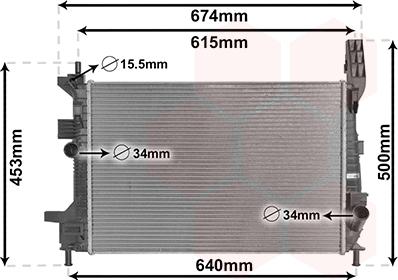 Van Wezel 18002602 - Radiatore, Raffreddamento motore www.autoricambi360.it