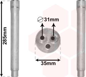 Van Wezel 1800D599 - Essiccatore, Climatizzatore www.autoricambi360.it