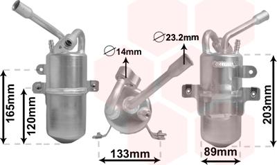 Van Wezel 1800D311 - Essiccatore, Climatizzatore www.autoricambi360.it