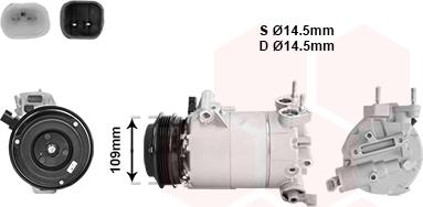 Van Wezel 1800K392 - Compressore, Climatizzatore www.autoricambi360.it