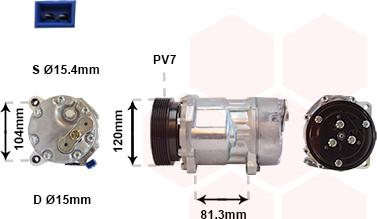 Van Wezel 1800K267 - Compressore, Climatizzatore www.autoricambi360.it