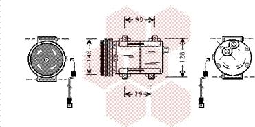 Van Wezel 1800K277 - Compressore, Climatizzatore www.autoricambi360.it