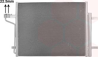 Van Wezel 18015714 - Condensatore, Climatizzatore www.autoricambi360.it