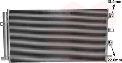 Van Wezel 18015735 - Condensatore, Climatizzatore www.autoricambi360.it