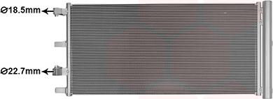 Van Wezel 18015730 - Condensatore, Climatizzatore www.autoricambi360.it