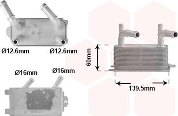 Van Wezel 18013710 - Radiatore olio, Cambio automatico www.autoricambi360.it