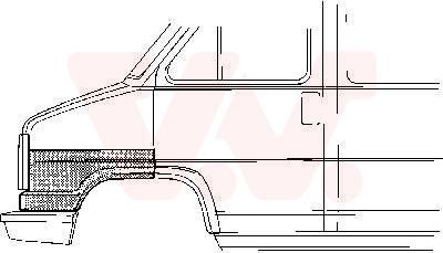 Van Wezel 1745157 - Parafango www.autoricambi360.it