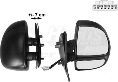 Van Wezel 1747808 - Specchio retrovisore esterno www.autoricambi360.it
