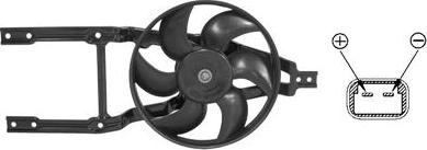 Van Wezel 1758746 - Ventola, Raffreddamento motore www.autoricambi360.it